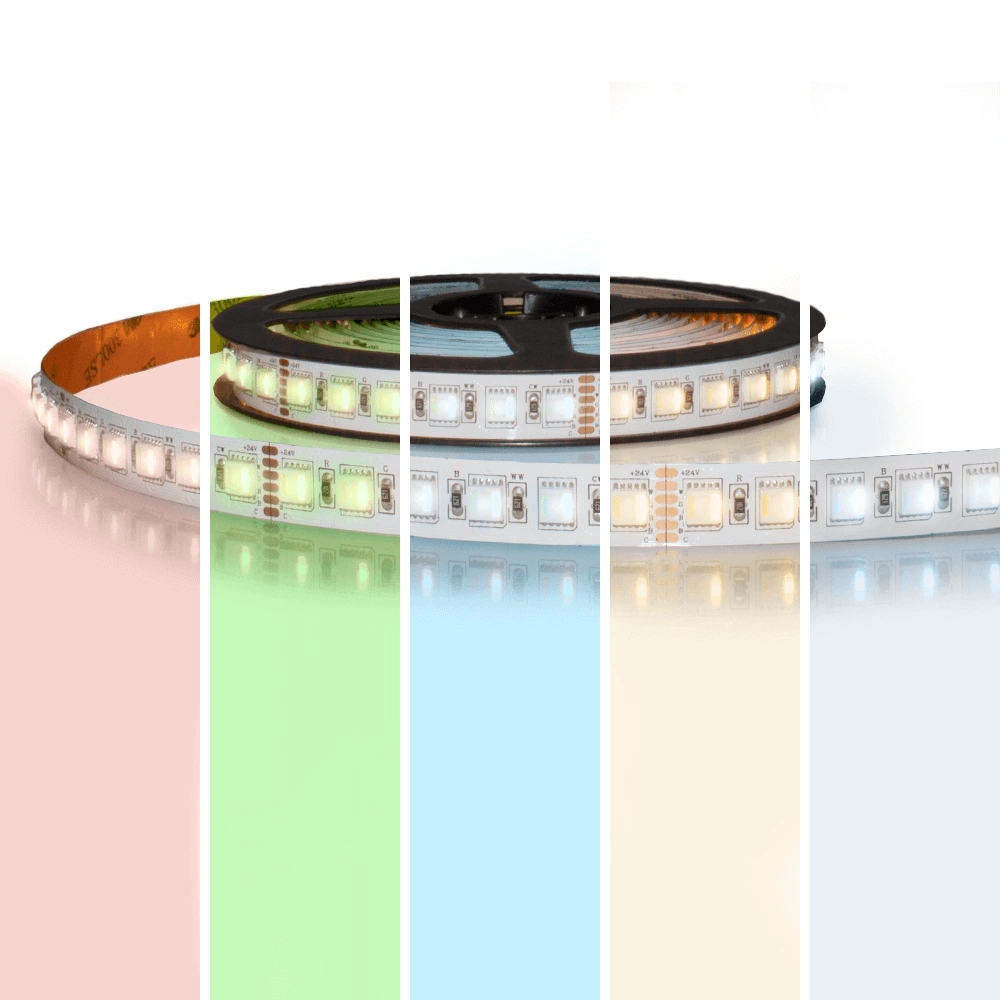 10 meter RGBWW led strip pro met 960 leds - losse strip