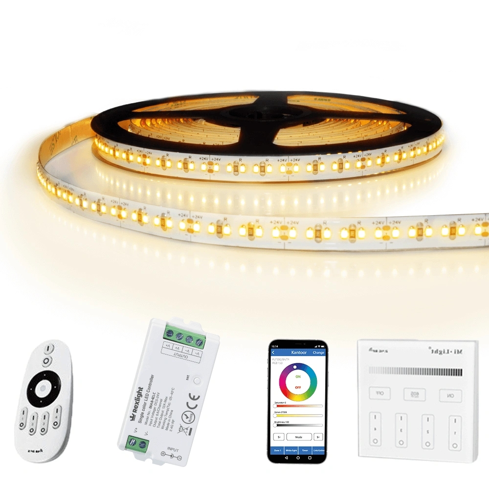 12 meter led strip warm wit pro 420 - complete set