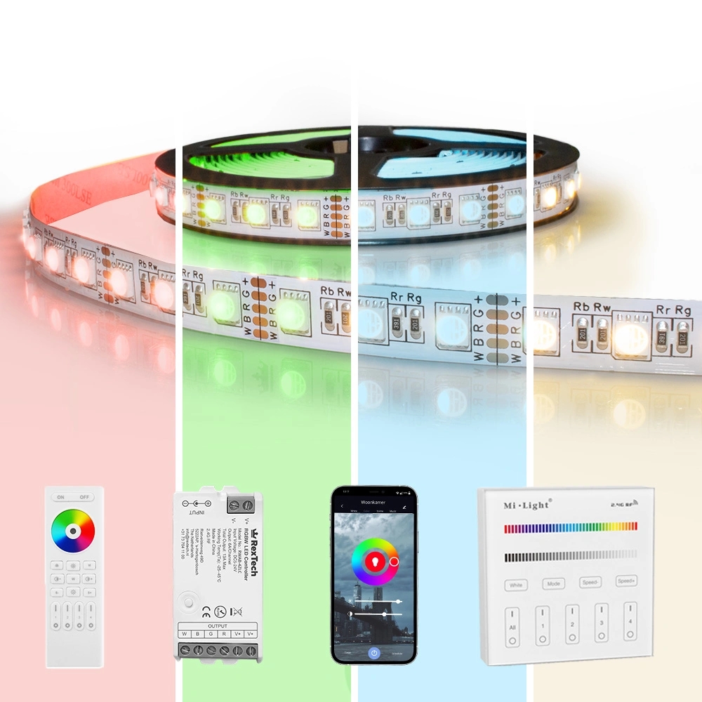 20 meter RGBW led strip | complete set | premium 72 leds p/m