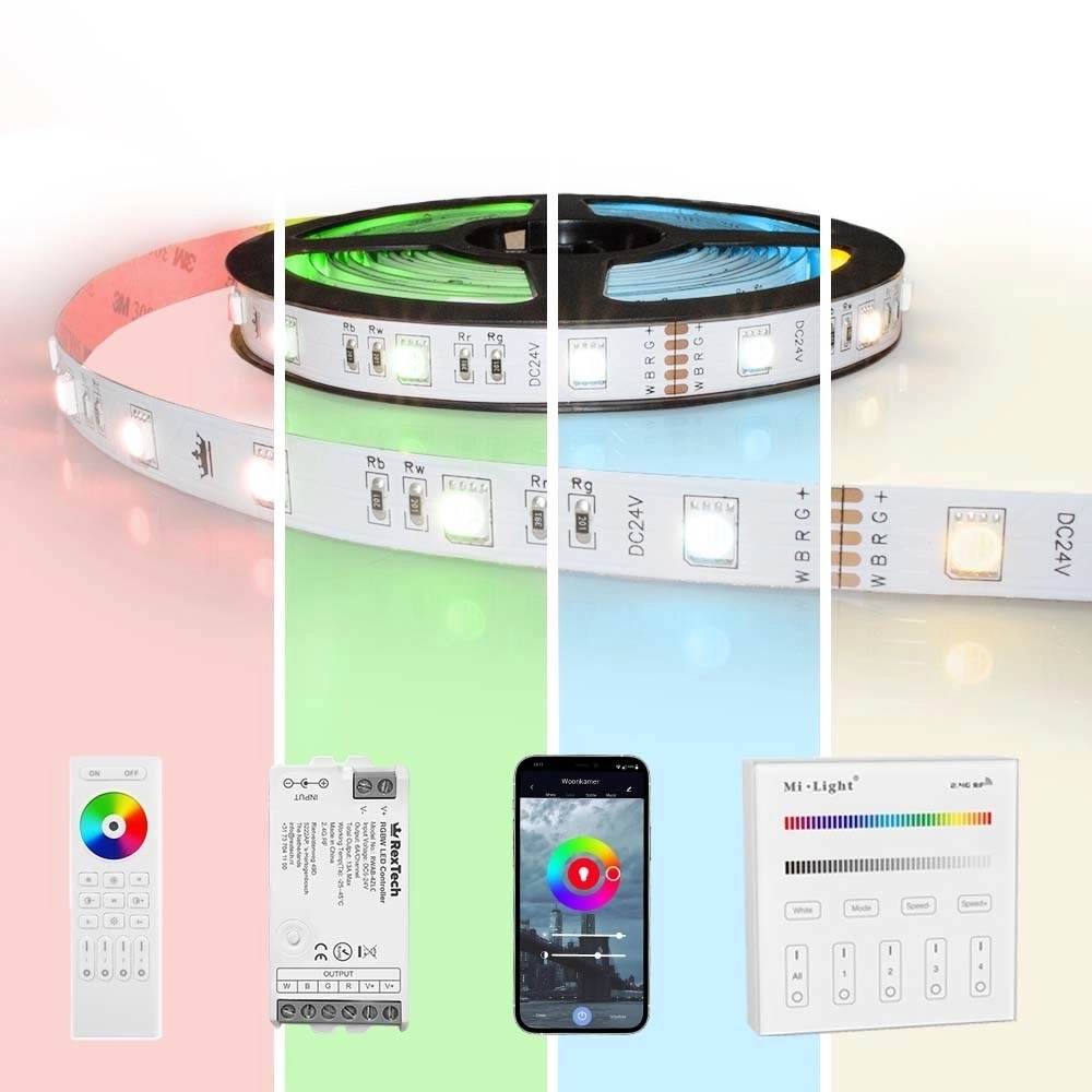 40 meter RGBW led strip complete set - basic 2880 leds