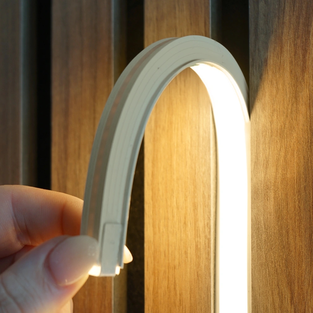 Led strip in flexibel wit inbouwprofiel | warm wit | 3 meter
