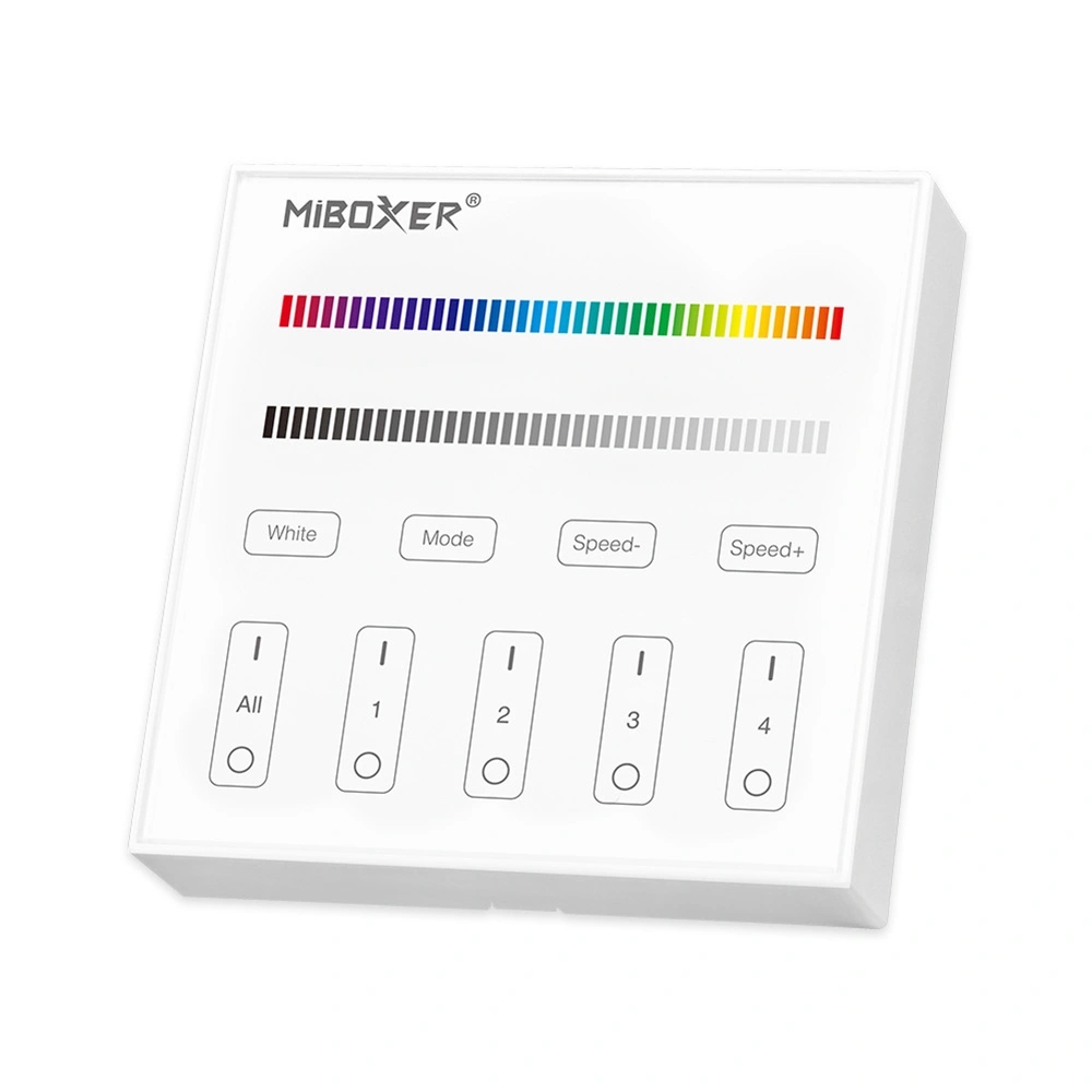 Touch panel wandbediening draadloos RGB op batterij