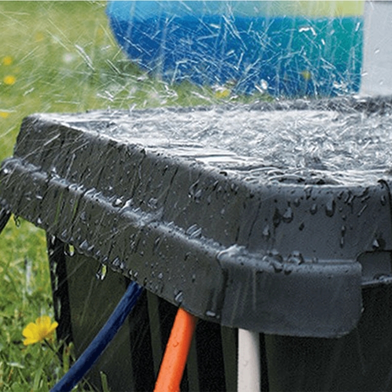 Waterdichte behuizing dribox voor adapter en controller