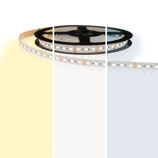 1 meter Dual White led strip Premium met 120 leds - losse strip