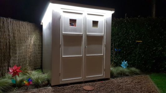 1 meter daglicht wit led strip voor buiten complete set