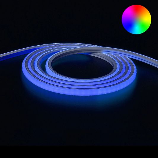 1 meter Neon Led Flex RGB Midi Top View - losse strip