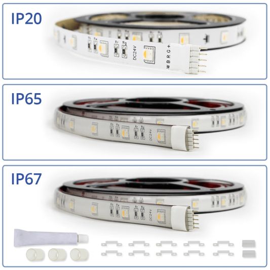11 meter complete set RGBWW led strip met Zigbee controller