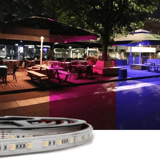1 meter RGBWW Premium led strip voor buiten losse strip