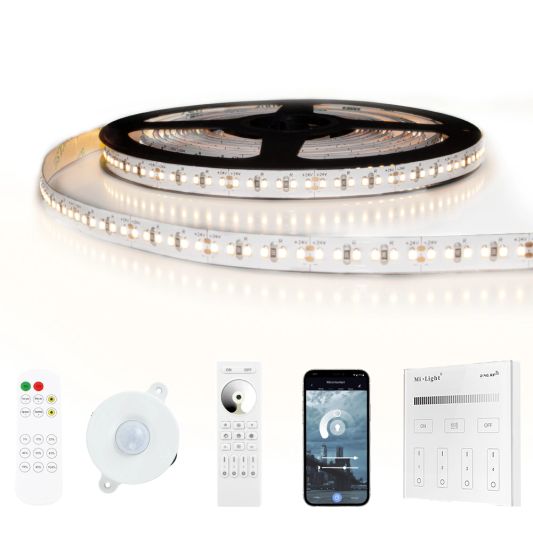 10 METER - 2400 LEDS complete led strip set Helder Wit Pro