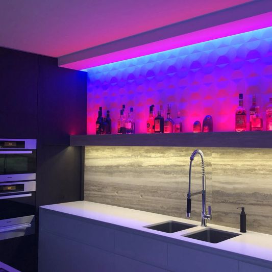 11 meter complete set RGBWW led strip met Zigbee controller