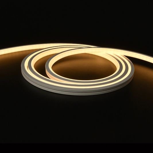 10 meter Neon Led Flex Warm Wit Midi Top View - losse strip