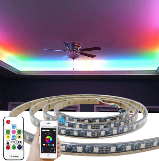 10 meter WS2811 digitale RGB led strip set - Premium