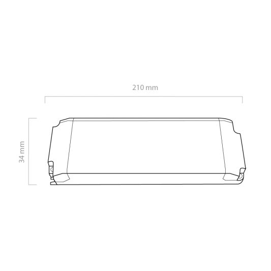 100W - 12V Professionele dimbare led driver