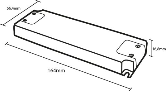 100W - 24V Professionele compacte led driver