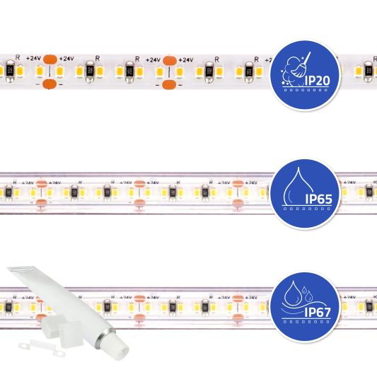 11 meter led strip Warm Wit Pro - complete set