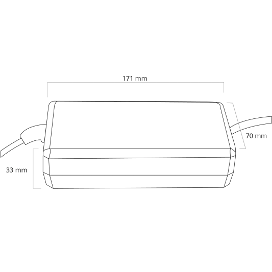 120 Watt - 24V / 5A adapter voor led strips
