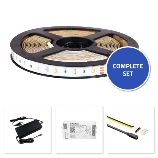 13 meter complete set Dual White led strip met Zigbee controller