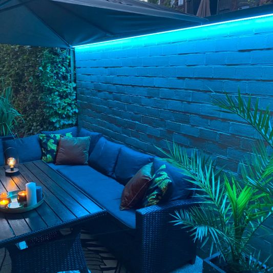 13 meter RGB led strip voor buiten complete set