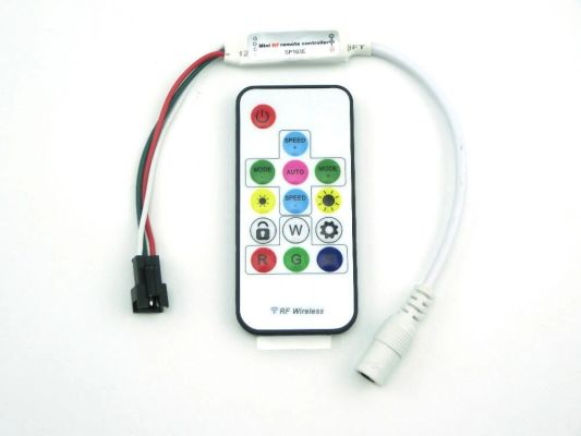 14 knops afstandsbediening RF voor WS2811 strips