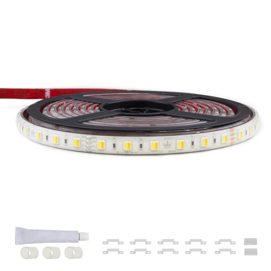14 meter Dual White led strip voor buiten complete set