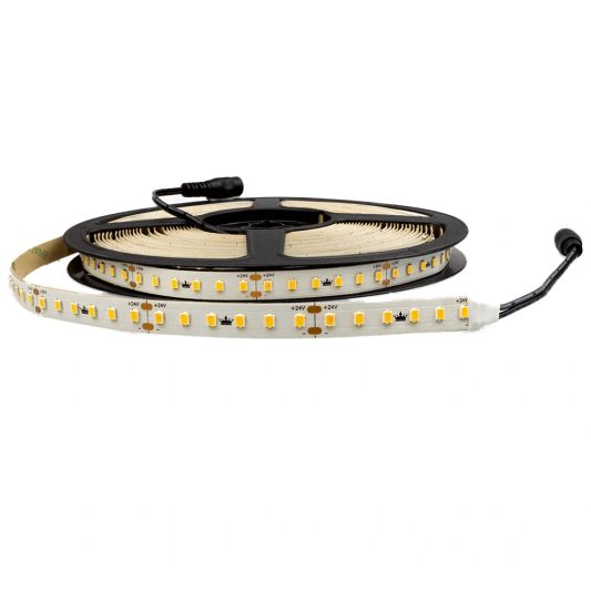 15 meter constant current led strip Premium - IP20 24V - 1 lange lengte - 1800 leds warm wit 3000K