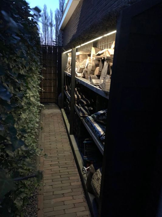 16 meter Helder Wit led strip voor buiten complete set