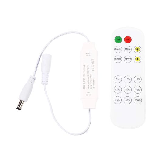 17 knops RF led strip controller met afstandsbediening