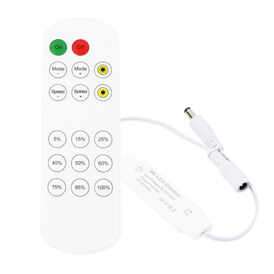 17 knops RF led strip controller met afstandsbediening