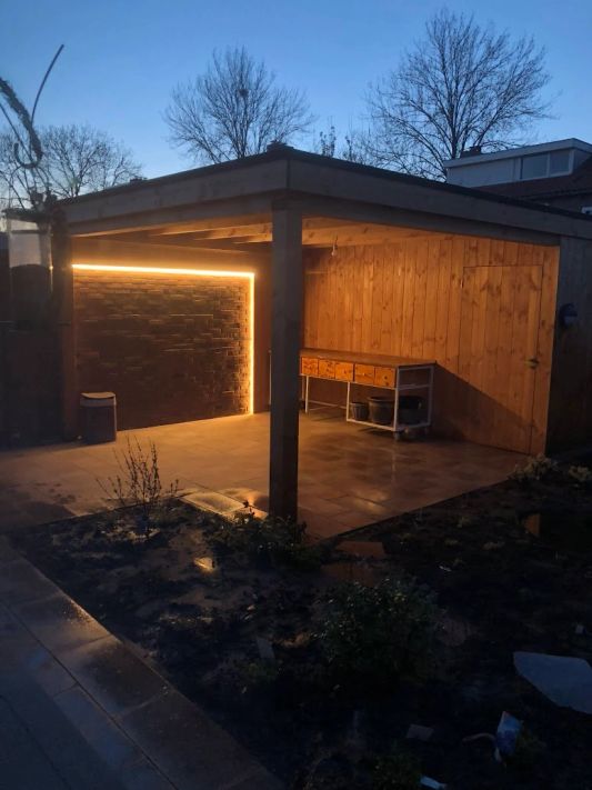 17 meter Dual White led strip voor buiten complete set