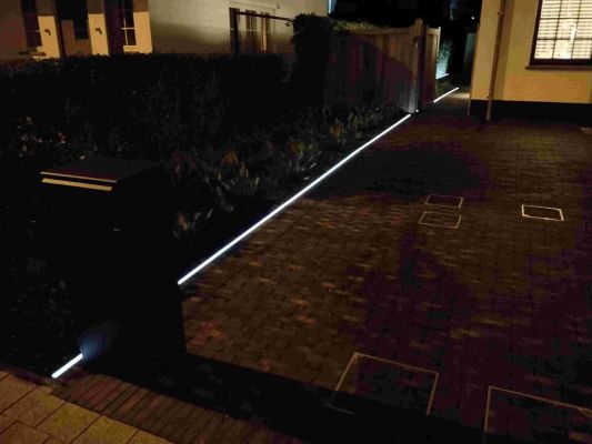 18 meter daglicht wit led strip voor buiten complete set