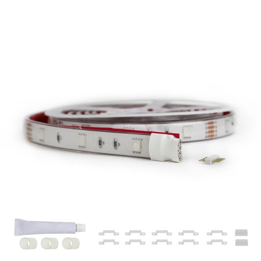 18 meter RGB led strip voor buiten complete set