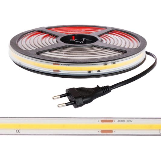 2 meter led strip Helder wit PREMIUM | 230V