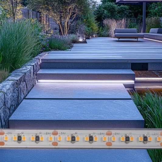 7 meter Koud Wit led strip voor buiten losse strip