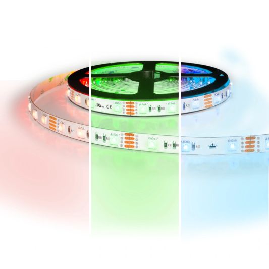2 meter led strip RGB Regular - 60 leds pm - 24V IP20