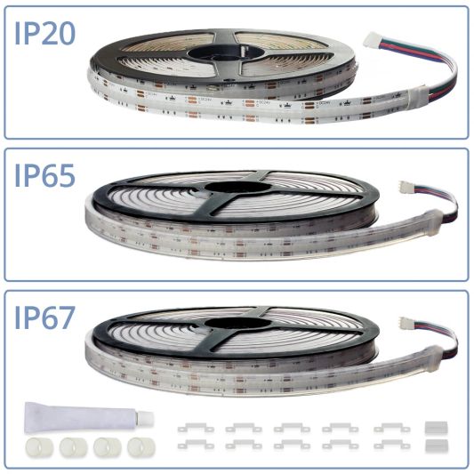 22 meter RGB led strip COB met 840 leds p/m - complete set