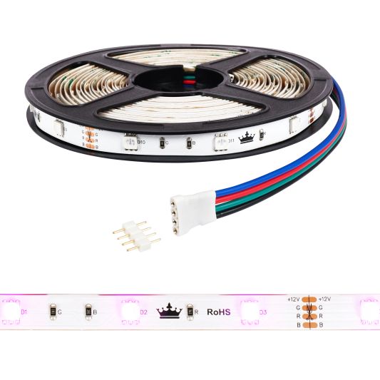 2 meter RGB led strip complete set - 60 leds