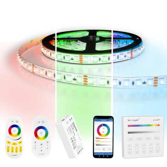 2 meter RGB Pro led strip complete set - 192 leds