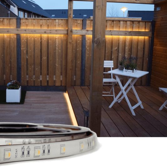 2 meter RGBW Basic led strip voor buiten losse strip