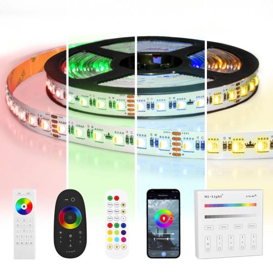 2 meter RGBW led strip | complete set | Pro 96 leds p/m
