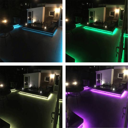 2 meter RGBW led strip voor buiten losse strip