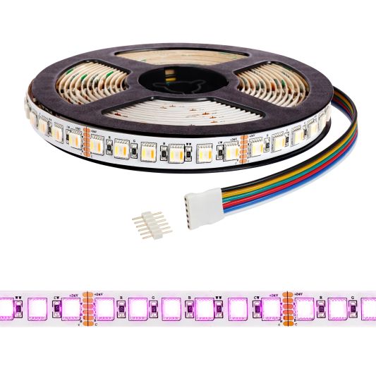 2 meter RGBWW led strip Pro met 192 leds - complete set