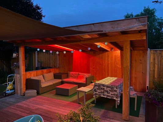 2 meter RGBWW Premium led strip voor buiten losse strip