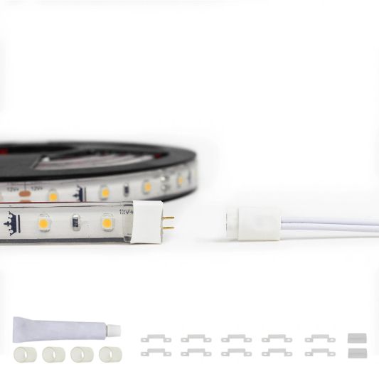 2 meter Warm Wit led strip voor buiten losse strip