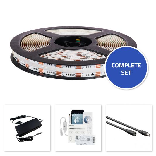 2 meter warm wit - Complete set Basic  - 128 leds p/m