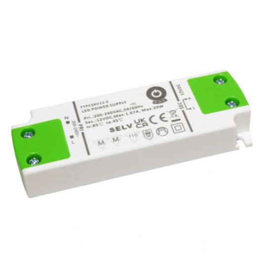 20W - 12V Professionele compacte led driver