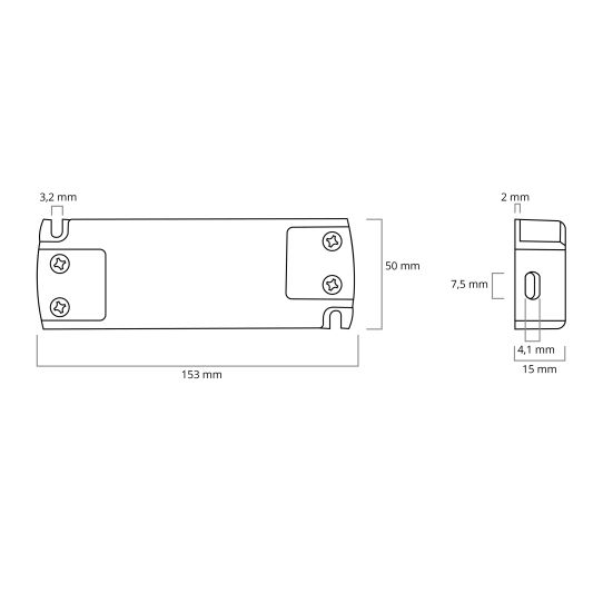 20W - 24V Professionele compacte led driver