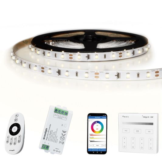 22 METER - 1320 LEDS complete led strip set Helder Wit