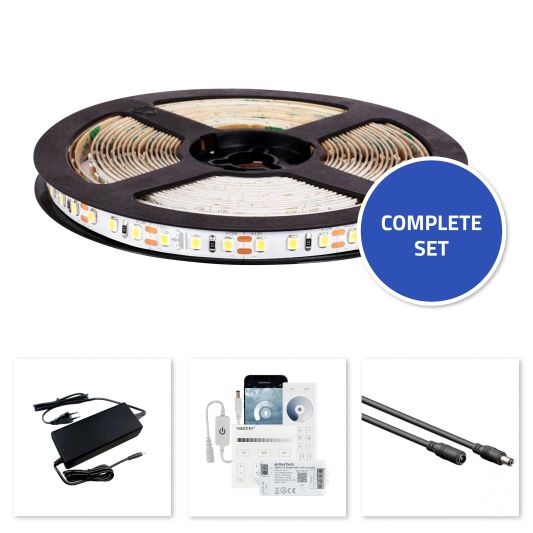 22 meter led strip Warm Wit complete set - Premium 2640 leds