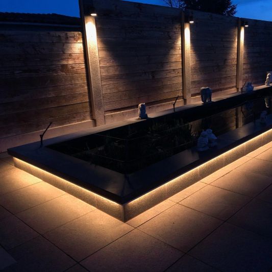 22 meter Warm Wit led strip COB met 600 leds per meter - complete set