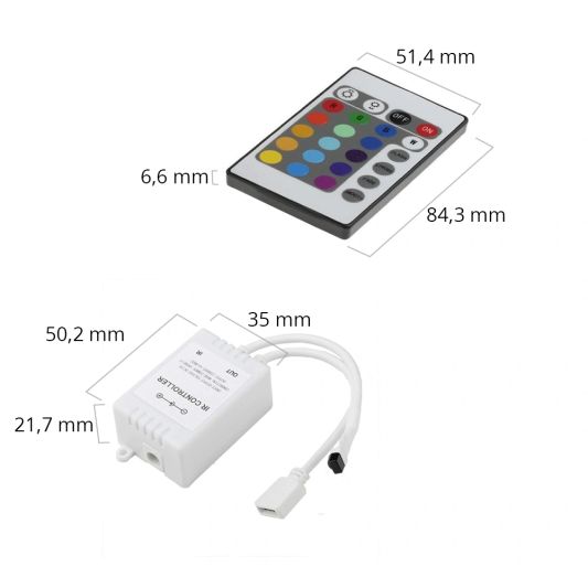 24 knops afstandsbediening IR